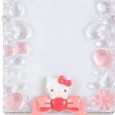 SANRIO JAPAN ORIGINAL HELLO KITTY CARD HOLDER ENJOY IDOL LACE BOW