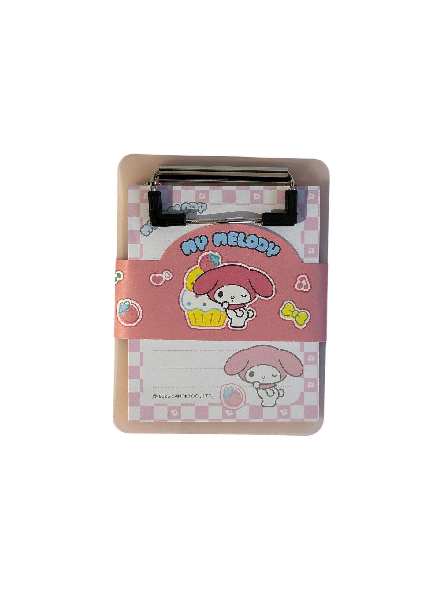 SANRIO MY MELODY MEMO PAD WITH CLIPBOARD