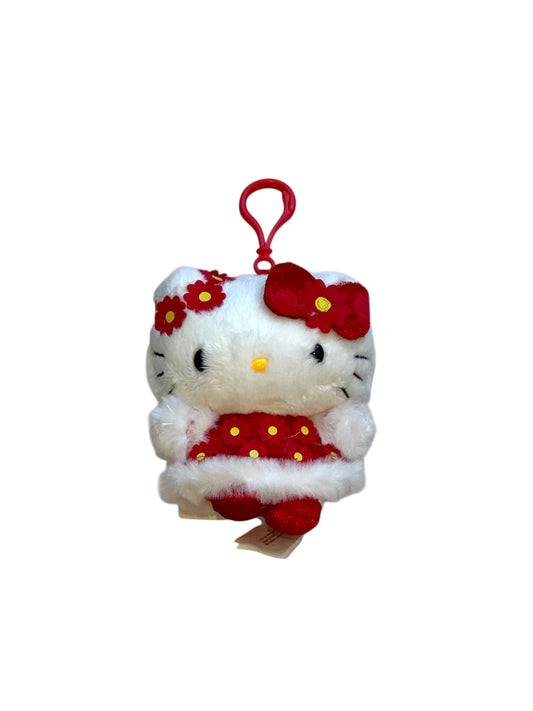 SANRIO HELLO KITTY  CHINESE NEW YEAR DRESS MASCOT CLIP / PLUSH