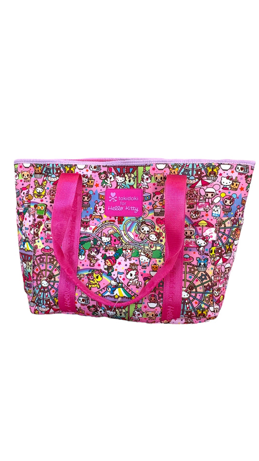 SANRIO ORIGINAL HELLO KITTY X TOKIDOKI CARNIVAL SHOULDER TOTE BAG KT