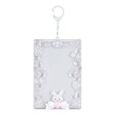 SANRIO JAPAN ORIGINAL WISH ME MELL CARD HOLDER ENJOY IDOL LACE BOW