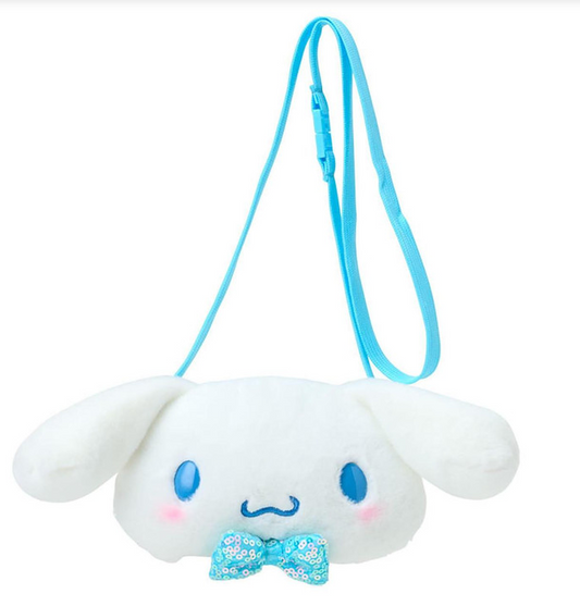 SANRIO ORIGINAL CINNAMOROLL KIDS FACE-SHAPED NECK COIN CASE