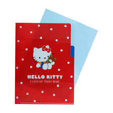 SANRIO ORIGINAL HELLO KITTY A5 FILE 50TH ANNIVERSARY 1982