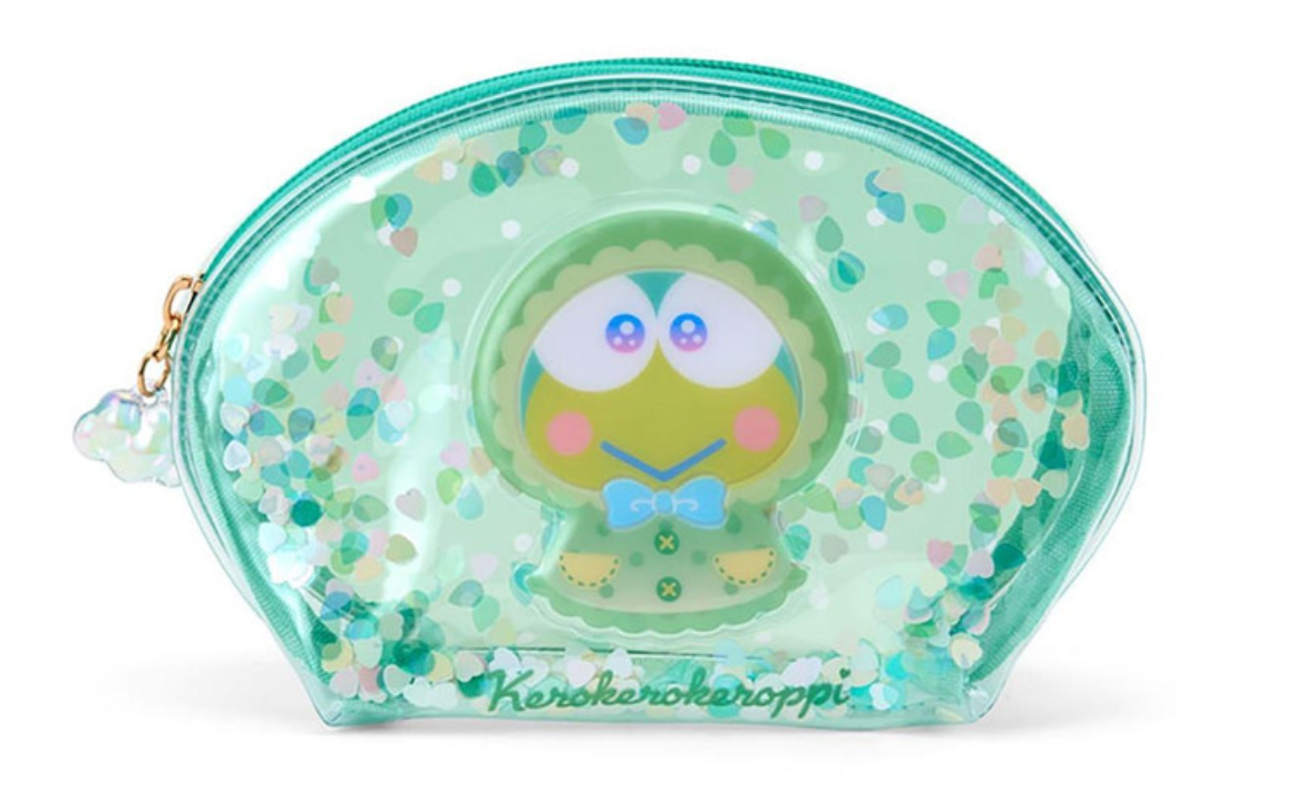 SANRIO ORIGINAL KEROPPI SWEET RAIN COLLECTION CLEAR POUCH
