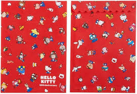 SANRIO JAPAN ORIGINAL CHARACTERS PAPER LETTER SET WITH STICKER HELLO EVERYONE