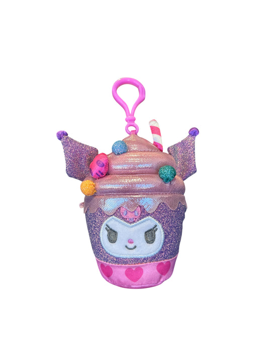 SANRIO KUROMI MILKSHAKE MASCOT CLIP ON COLORFUL CUTE SWEETS