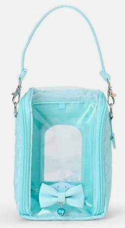 SANRIO ORIGINAL CINNAMOROLL ENJOY IDOL RIBBON CLEAR WINDOW POUCH