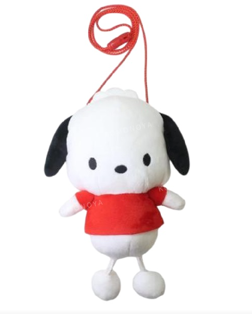 SANRIO ORIGINAL POCHACCO DANGLING FEET NECK POUCH