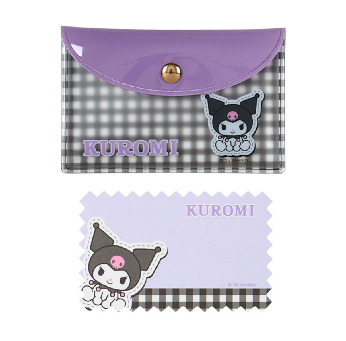 SANRIO KUROMI MEMO AND CARD CASE