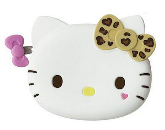 SANRIO ORIGINAL HELLO KITTY 90S LEOPARD SILICON POUCH