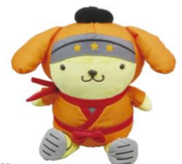 SANRIO POMPOMPURIN 10 IN NINJA PLUSH