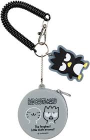 SANRIO JAPAN ORIGINAL BADTZ MARU MINI CASE WITH KEYCHAIN