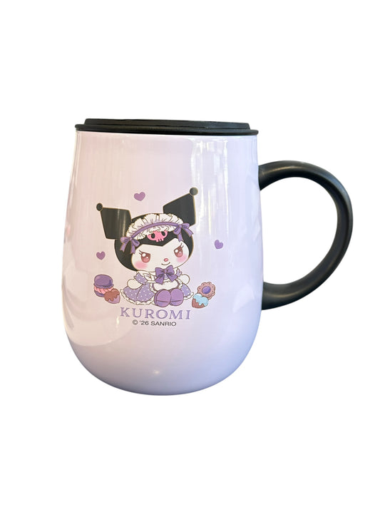 SANRIO ORIGINAL MY MELODY & KUROMI 2026 KUJI #4 KUROMI STAINLESS STEEL MUG