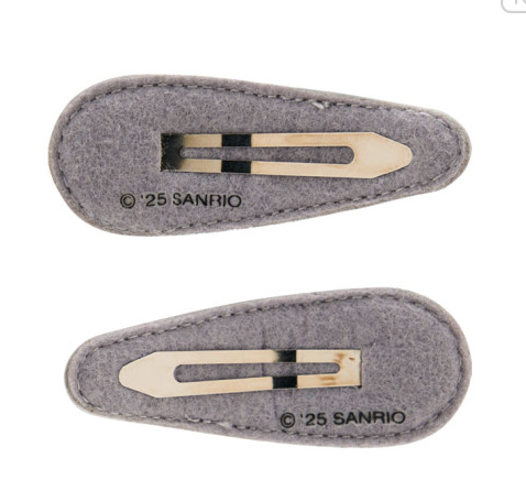 SANRIO ORIGINAL HELLO KITTY HAIR PIN SET METALLIC