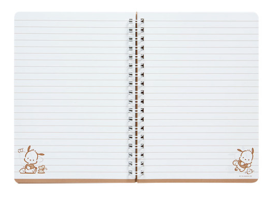 SANRIO ORIGINAL POCHACCO B6 RING NOTEBOOK RETRO