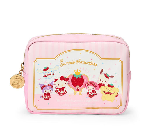 SANRIO STRAWBERRY POUCH (ICHIGO NEWSPAPER 50TH ANNIVERSARY)