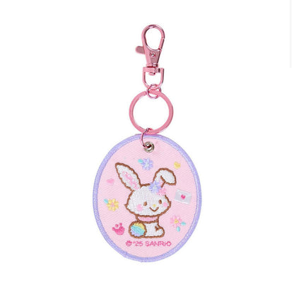 SANRIO WISH ME MELL EMBROIDERED PATCH KEYCHAIN