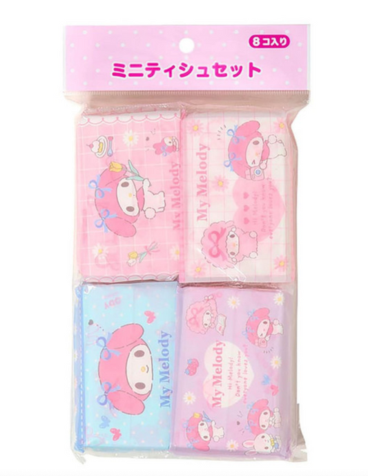 SANRIO ORIGINAL MY MELODY MINI TISSUE SET OF 8
