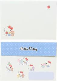 SANRIO JAPAN ORIGINAL HELLO KITTY FUN SHAPE LETTER SET