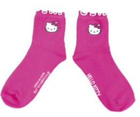 HELLO KITTY SOCKS PINK SUMMER MOOD