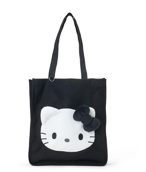 SANRIO ORIGINAL HELLO KITTY (I LOVE HELLO KITTY) TOTE BAG BLACK
