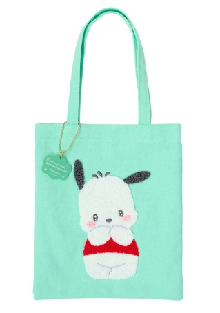 SANRIO ORIGINAL POCHACCO CHARACTER GRAND PRIX 3RD EDITION EMBROIDERY I WANT YOU TO LOVE IT A LOT MINI TOTE BAG