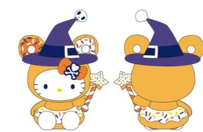 SANRIO HELLO KITTY TOKIDOKI HALLOWEEN BEAN DOLL DONUT