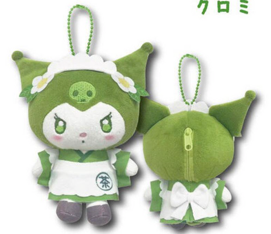 SANRIO ORIGINAL KUROMI MASCOT POUCH MATCHA