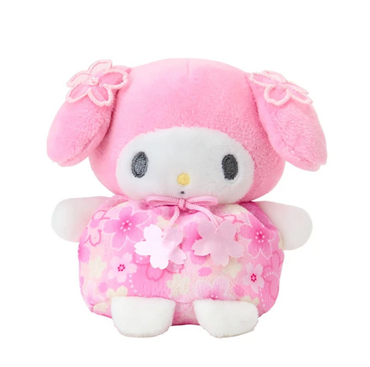 SANRIO ORIGINAL MY MELODY BEAN BAG PLUSH SAKURA CHERRY BLOSSOM FLOWER