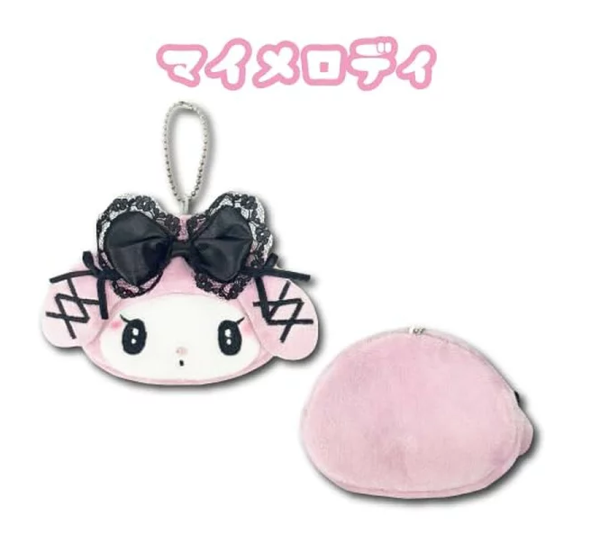 SANRIO ORIGINAL MY MELODY MINI FACE POUCH MELOKURO