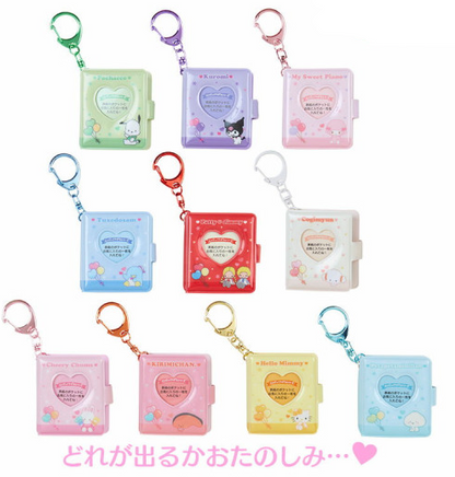 SANRIO JAPAN ORIGINAL CHARACTERS MINI PHOTO ALBUM KEYCHAIN BLIND BOX C