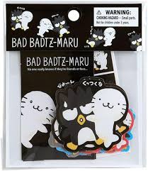 SANRIO JAPAN ORIGINAL BADTZ MARU THE USUAL TWO STICKERS SET