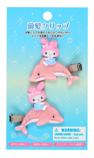 SANRIO ORIGINAL MY MELODY SHINY DOLPHIN BANGS CLIP