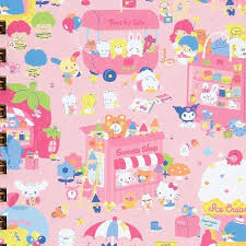 SANRIO JAPAN ORIGINAL CHARACTERS B7 RING NOTEBOOK