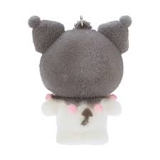 SANRIO JAPAN ORIGINAL KUROMI  FLOCKY MASCOT HOLDER