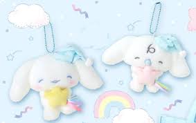 SANRIO ORIGINAL CINNAMOROLL MASCOT CHARM /  PLUSH SLEEPY TIME