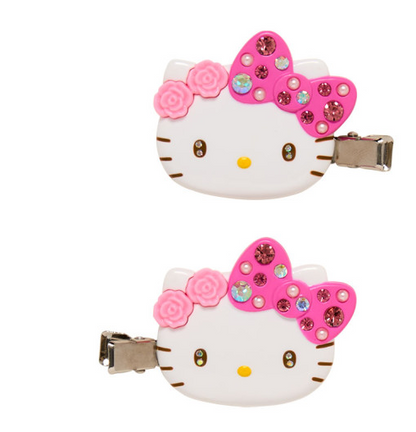 SANRIO ORIGINAL HELLO KITTY HAIR CLIP DELUXE PINK