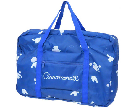 SANRIO JAPAN ORIGINAL CINNAMOROLL TRAVEL FOLDABLE BOSTON BAG BLUE