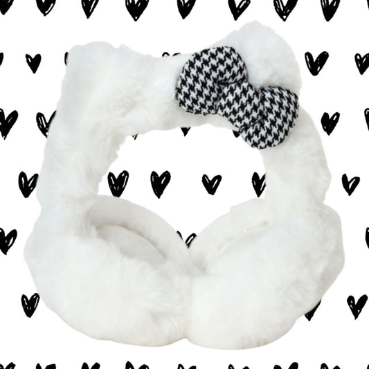 SANRIO ORIGINAL HELLO KITTY EARMUFFS HOUNDSTOOTH