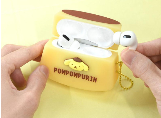 SANRIO JAPAN ORIGINAL POMPOMPURIN APPLE AIRPODS PRO SOFT CASE PUDDING