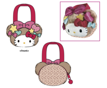HELLO KITTY FACE HANDBAG LOVELY BEAR