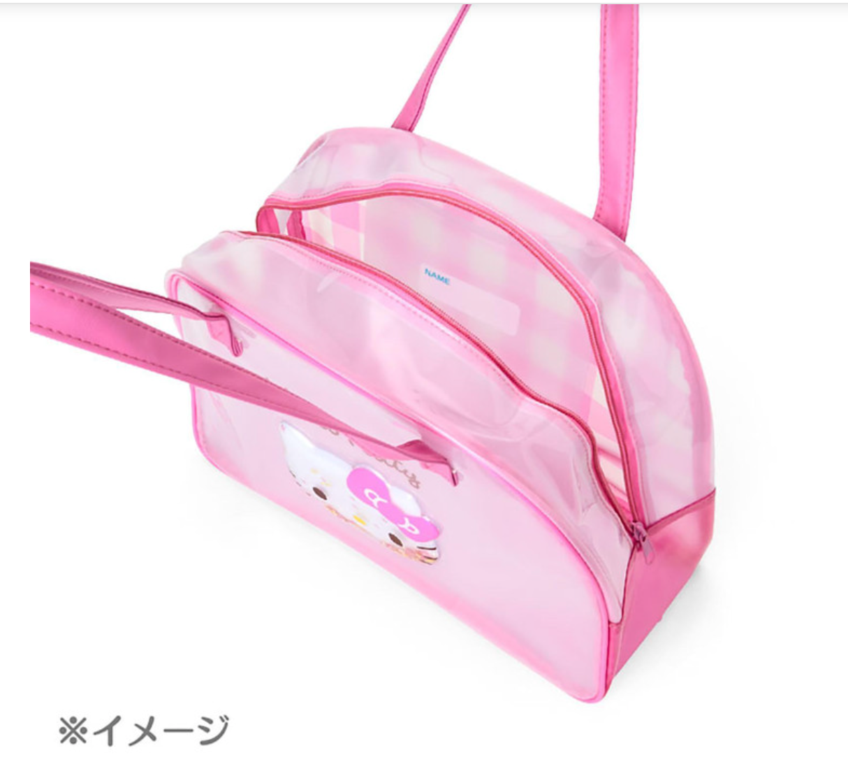 SANRIO ORIGINAL KUROMI CLEAR BOSTON BAG