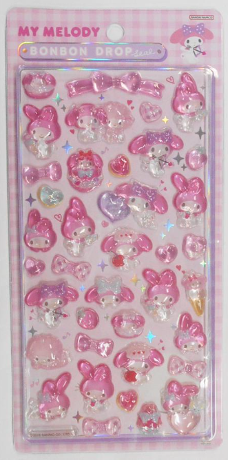 SANRIO ORIGINAL BONBON DROP MY MELODY AND MY SWEET PIANO GINGHAM