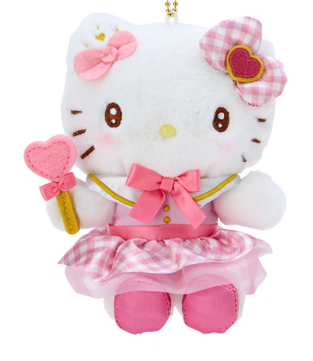 SANRIO JAPAN ORIGINAL HELLO KITTY MAKE YOU LOVE ME EVEN MORE MASCOT CHARM / PLUSH