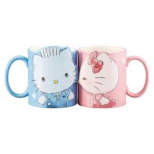 SANRIO ORIGINAL HELLO KITTY & DEAR DAINEL PAIR MUG SET