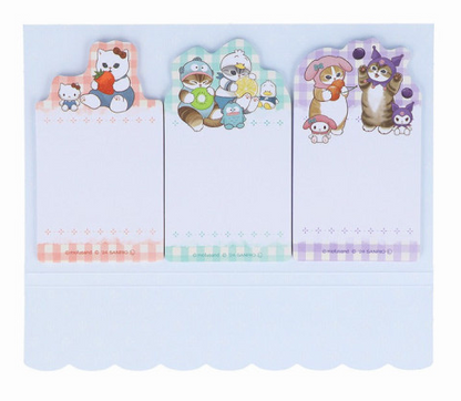 SANRIO JAPAN ORIGINAL CHARACTERS / MOFUSAND STICKY MEMO PAD BLUE