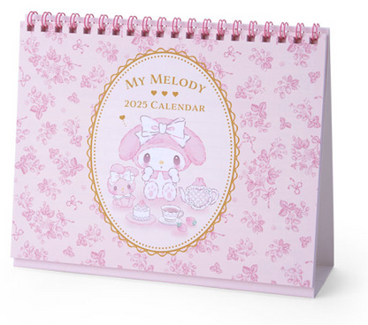 SANRIO JAPAN ORIGINAL MY MELODY 2025 TABLE RING CALENDAR