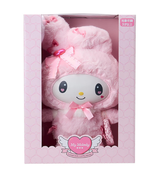 SANRIO ORIGINAL MY MELODY SOFT VINYL FACE DOLL  MELOUSA ROMIUSA