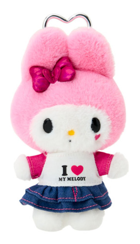 SANRIO ORIGINAL MY MELODY I LOVE SANRIO CHARACTERS MASCOT HOLDER