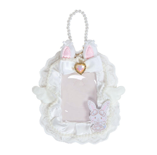 SANRIO WISH ME MELL TRADING CARD HOLDER ENJOY IDOL PURE WHITE ANGEL
